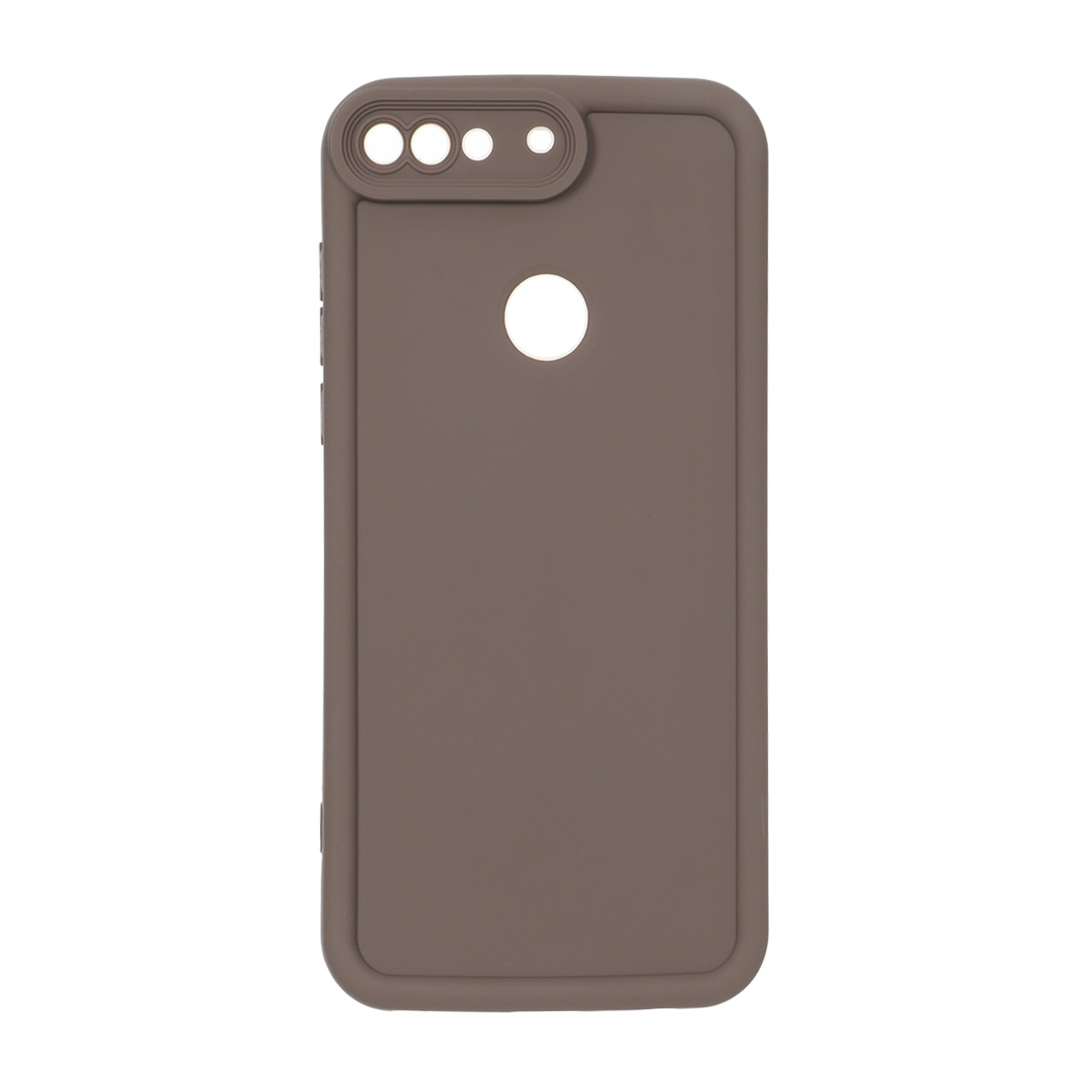 قاب Solid Case مدل Huawei Y7 2018 / Y7 Prime 2018 - قهوه ای