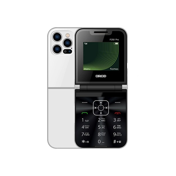 گوشی موبایل OROD مدل F250 Pro دو سیم کارت - سفید