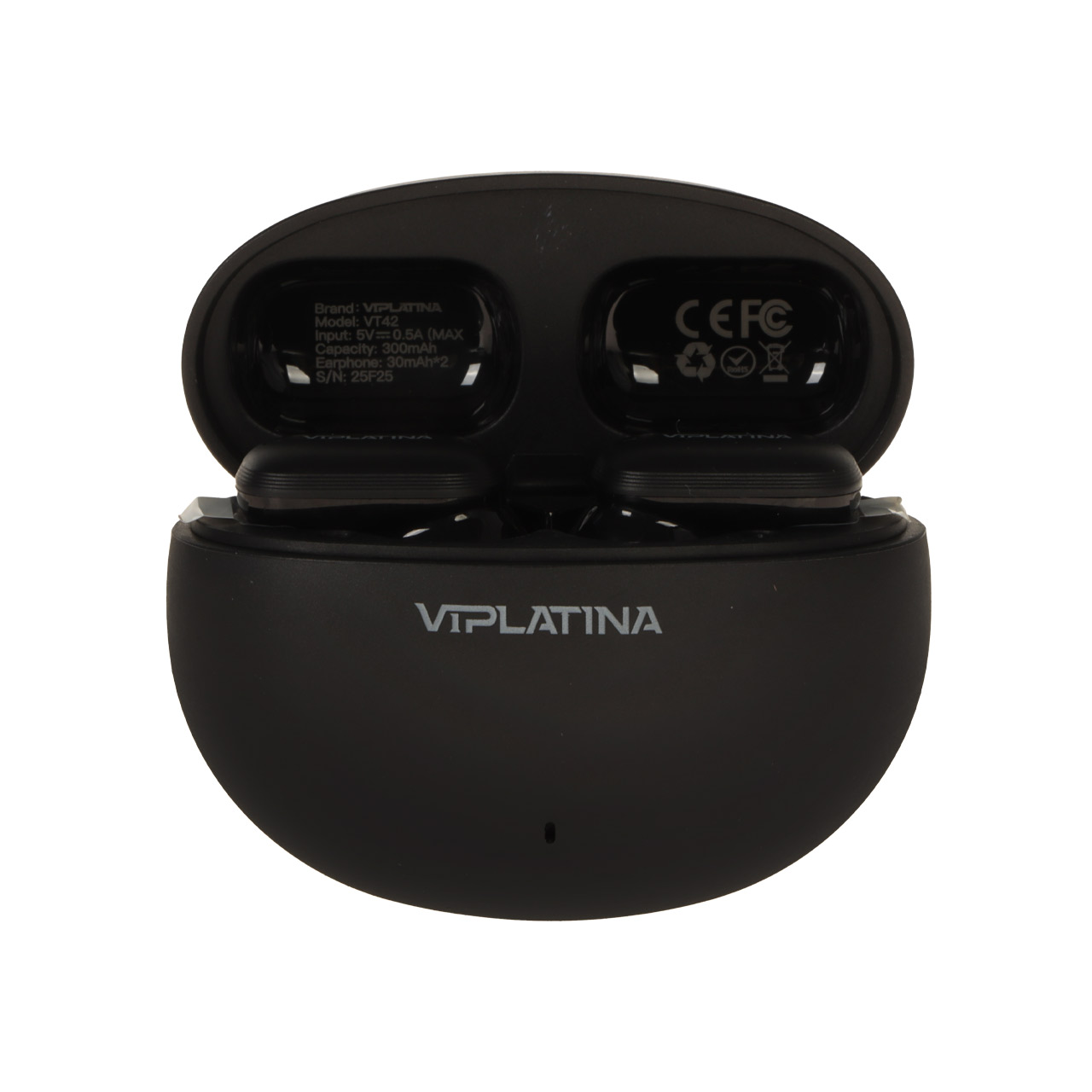 ایرفون بی سیم VIPLATINA مدل VT42 - مشکی (گارانتی 18 ماه تعویض نیکان همراه)