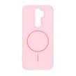 قاب دو لایه مات طرح مگ سیف Xiaomi Redmi Note 8 Pro - صورتی