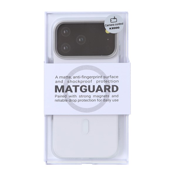 قاب Original KDoo MATGUARD Magsafe مدل Apple iPhone 17 Pro Max -شفاف (پک دار)