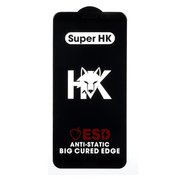 محافظ صفحه نمایش شیشه ای Full Cover ESD Anti Static - Super HK مدل Huawei Y5 (2018) / Y5 Prime (2018) / Y5 Lite (2018)