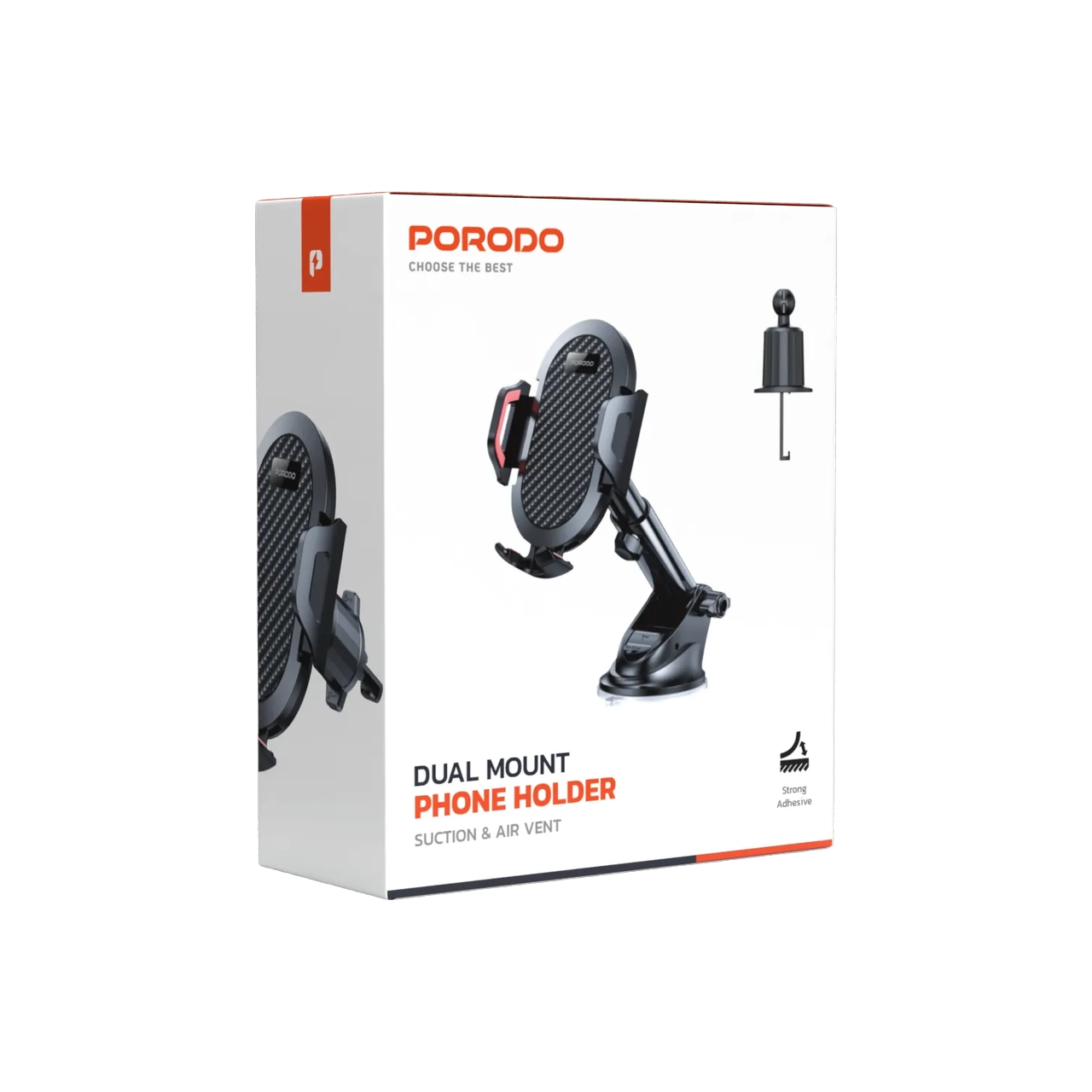 هولدر گوشی موبایل پایه دار Porodo مدل PD-ASUCRM-BK - مشکی