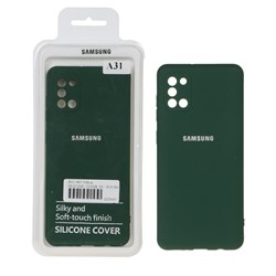 قاب نیو سیلیکون محافظ لنزدار RFF مدل Samsung Galaxy A31 - سبز (پک دار)