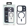 قاب اورجینال Green Lion شفاف TITAN MagSafe مدل Apple iPhone 17 Pro - سرمه ای (پک دار)