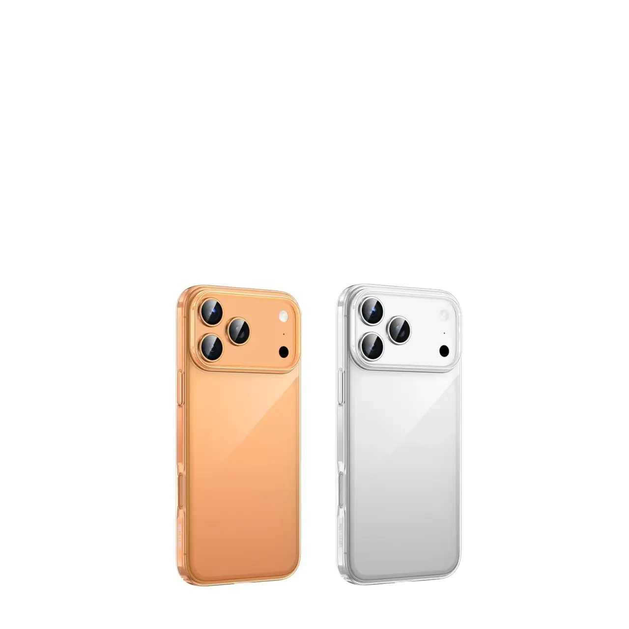 قاب اورجینال Green Lion شفاف Delgado Pc Case مدل Apple iPhone 17 Pro Max - نارنجی (پک دار)