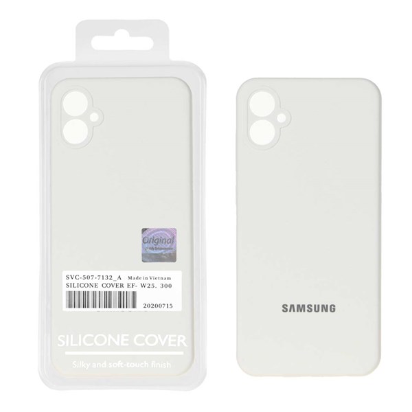 قاب سیلیکونی پاک کنی اورجینال Master Quality مدل Samsung Galaxy A05 - سفید (پک دار)