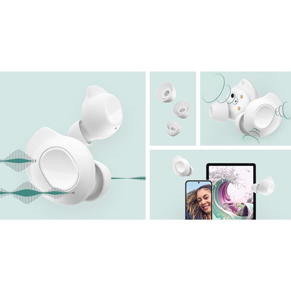 ایرپاد بی سیم SAMSUNG Galaxy buds FE مدل SM-R400 - سفید - اصلی (گارانتی 12 ماهه شرکتی)
