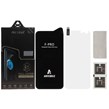 محافظ صفحه نمایش شیشه ای اورجینال Artoriz با برچسب محافظ پشت گوشی Apple iPhone 6 Plus / 6S Plus - مشکی (پک دار)