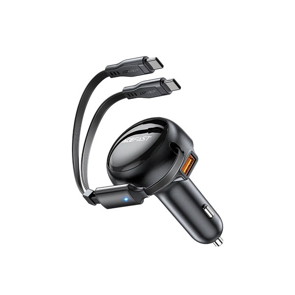 شارژر فندکی PD و فست سه پورت Yesido مدل Y61 53W - مشکی (گارانتی 18 ماه تعویض نیکان همراه)