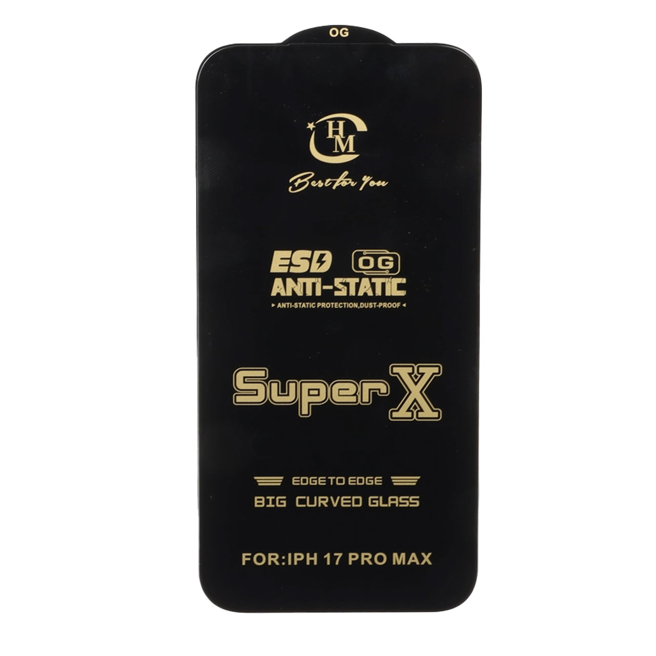 محافظ صفحه نمایش آنتی استاتیک Full Cover Super X مدل Apple iPhone 17 Pro Max