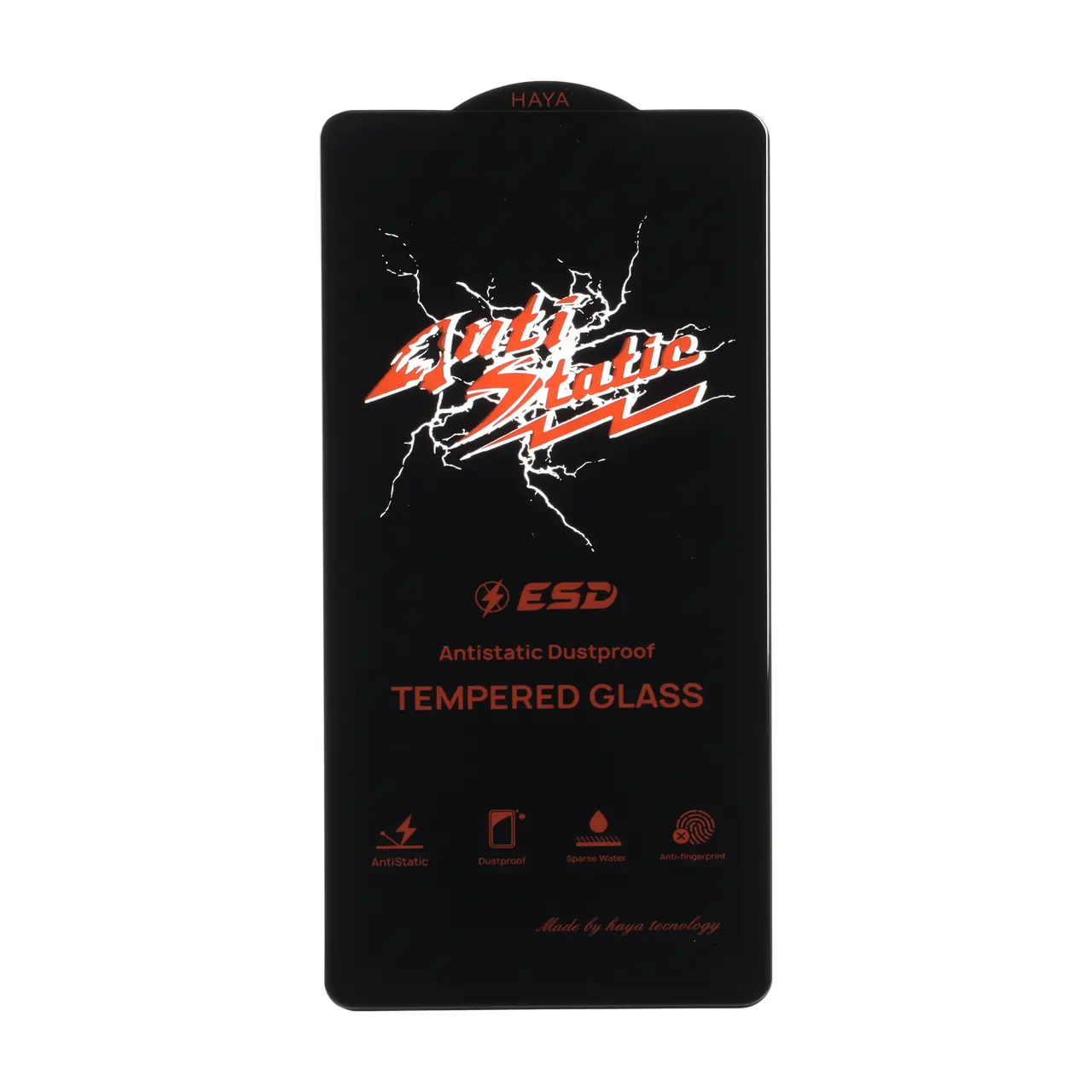 محافظ صفحه نمایش شیشه ای Full Cover Anti Static HAYA مدل Xiaomi Redmi Note 14S / Note 13 Pro 4G / Poco M6 Pro 4G