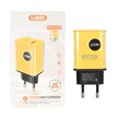 شارژر دیواری PD و فست دو پورت Liami مدل CH-LM91 25W - مشکی زرد (گارانتی شش ماهه شرکتی)