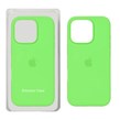 قاب سیلیکونی پاک کنی اورجینال Apple iPhone 16 Pro - سبز فانتزی (پک اصلی)