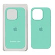 قاب سیلیکونی پاک کنی اورجینال Apple iPhone 16 Pro - سبزآبی (پک اصلی)