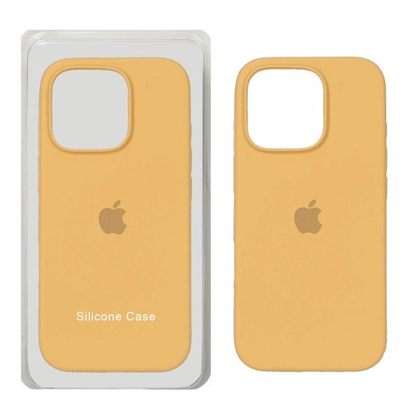 قاب سیلیکونی پاک کنی اورجینال Apple iPhone 16 Pro - صحرایی (پک اصلی)