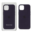 قاب سیلیکونی پاک کنی اورجینال Apple iPhone 13 / iPhone 14 - بنفش تیره (پک اصلی)