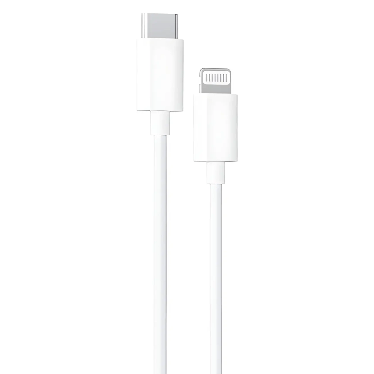 شارژر دیواری فست و PD دو پورت LDNIO مدل A2528M به همراه کابل شارژ Type-C To Lightning - سفید (گارانتی 6 ماهه تعویض نیکان همراه)