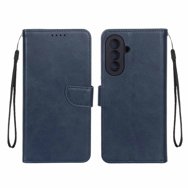 کیف چرمی موبایل مگنتی محافظ لنزدار Samsung Galaxy A17 / A26 - سرمه ای