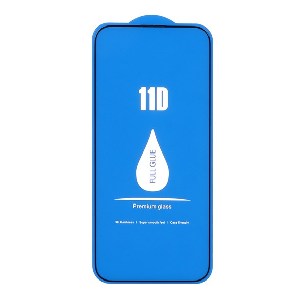 محافظ صفحه نمایش شیشه ای 11D درجه یک NTC - Apple iPhone 15 pro max - Full Cover J.C.Comm