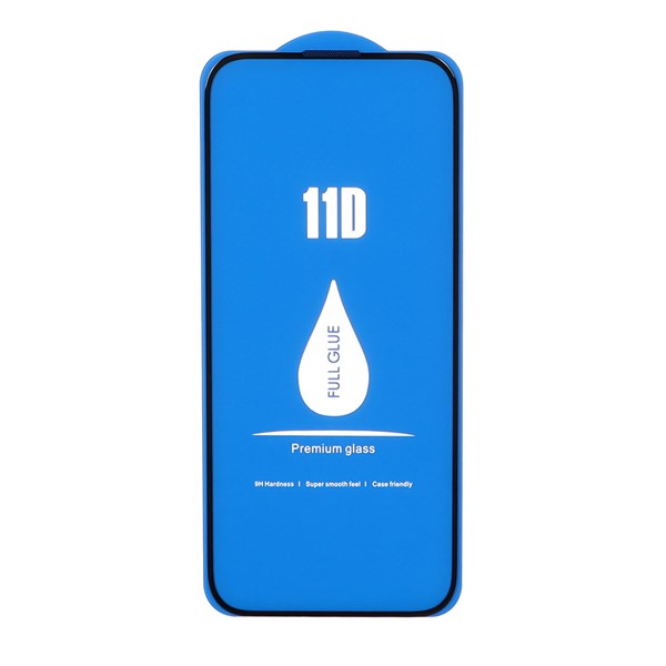 محافظ صفحه نمایش شیشه ای 11D درجه یک NTC - Apple iPhone 16 / iPhone 15 / iPhone 14 Pro - Full Cover J.C.Comm