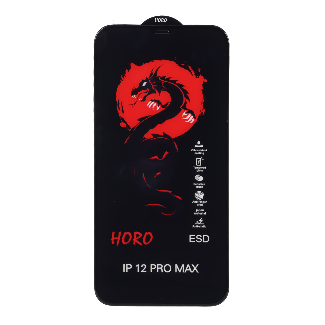 محافظ صفحه نمایش شیشه ای Full Cover ESD Horo مدل Apple iPhone 12 Pro Max