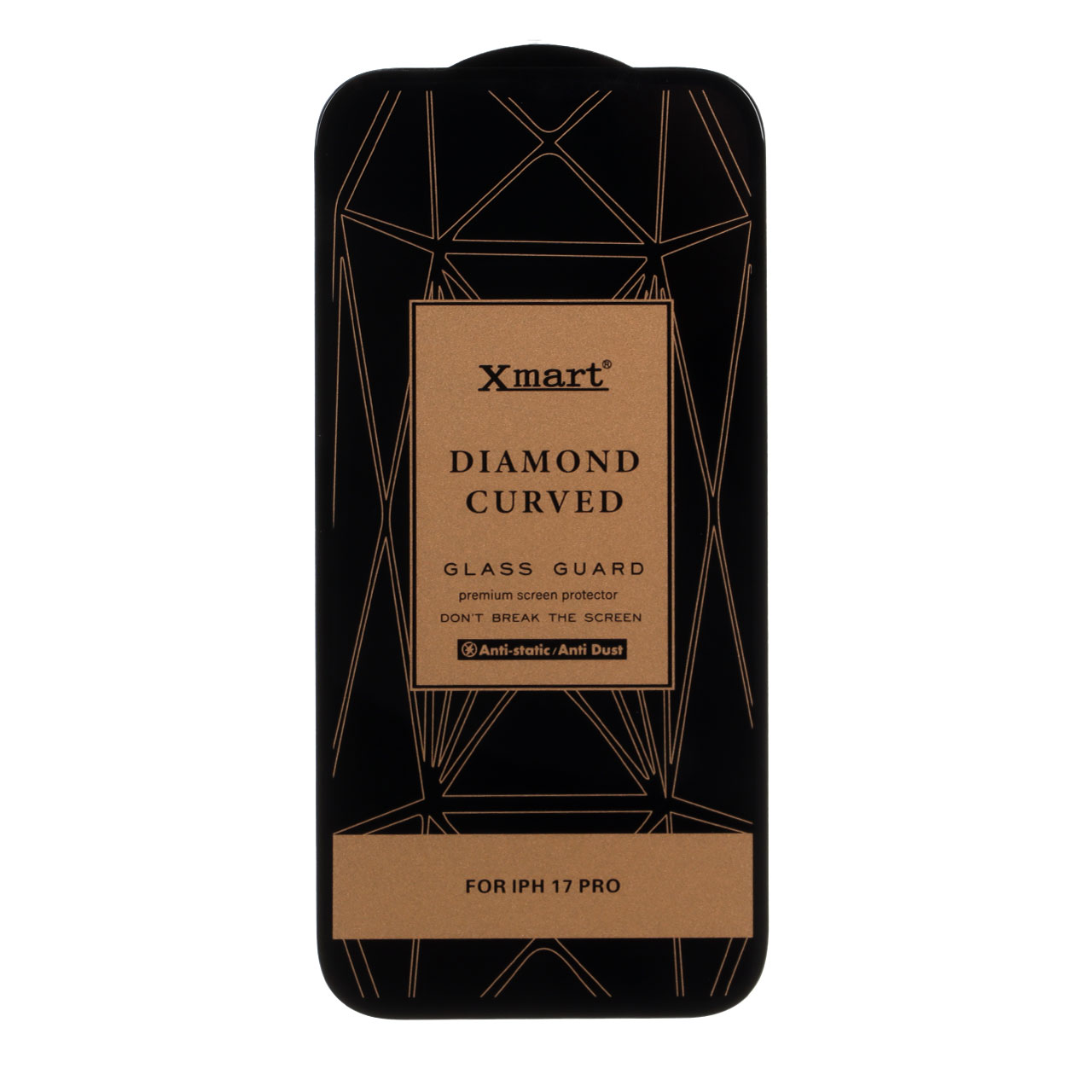 محافظ صفحه نمایش شیشه ای اورجینال XMART - Diamond Curved ESD Anti Static مدل Apple iPhone 17 Pro