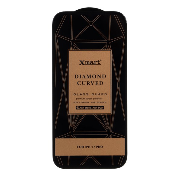 محافظ صفحه نمایش شیشه ای اورجینال XMART - Diamond Curved ESD Anti Static مدل Apple iPhone 17 Pro