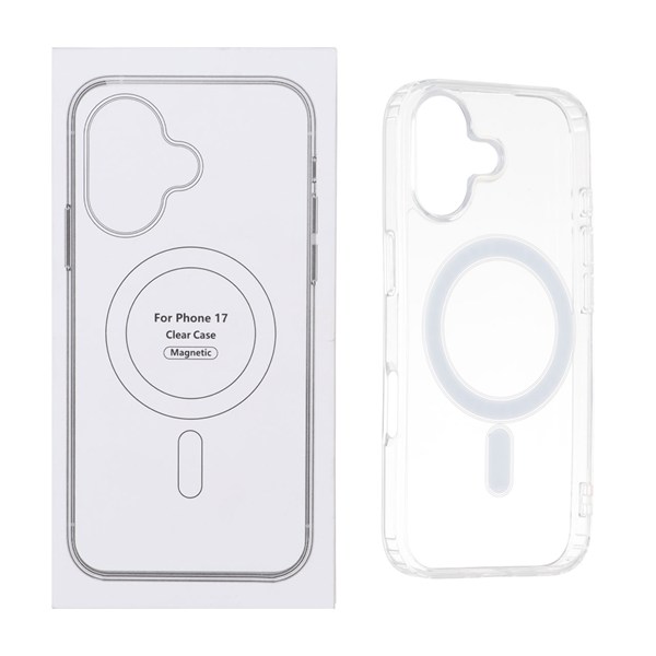 قاب شفاف Apple iPhone 17 با قابلیت شارژ NTC - MagSafe (پک دار)