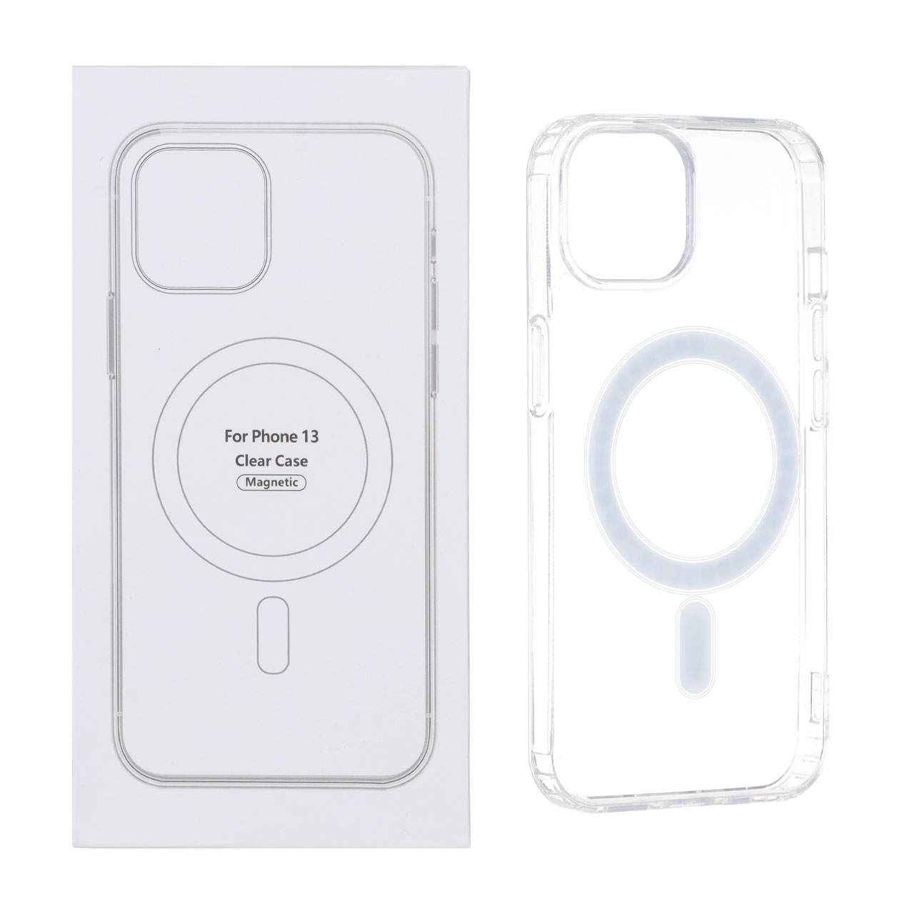 قاب شفاف Apple iPhone 13 / iPhone 14 با قابلیت شارژ NTC - MagSafe (پک دار)
