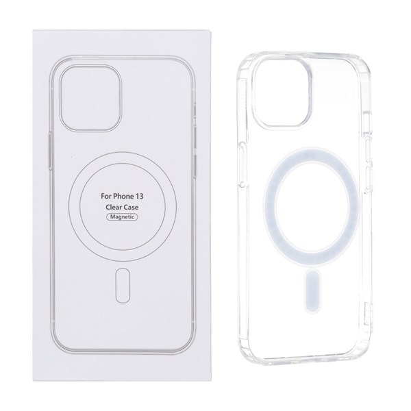 قاب شفاف Apple iPhone 13 / iPhone 14 با قابلیت شارژ NTC - MagSafe (پک دار)