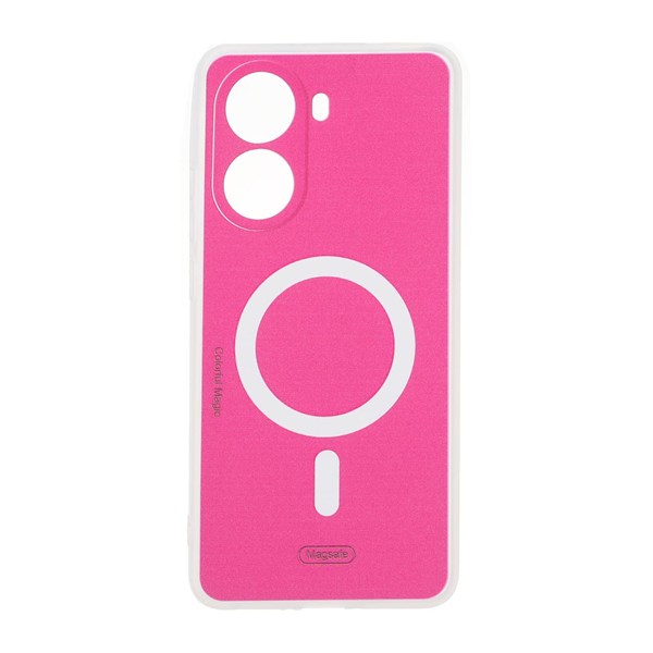 قاب Colorful Magic طرح مگ سیف محافظ لنزدار Xiaomi Poco X7 Pro - صورتی فانتزی
