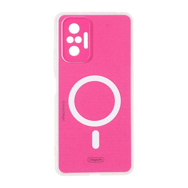 قاب Colorful Magic طرح مگ سیف محافظ لنزدار Xiaomi Redmi Note 10 Pro 4G / Redmi Note 10 Pro Max - صورتی فانتزی