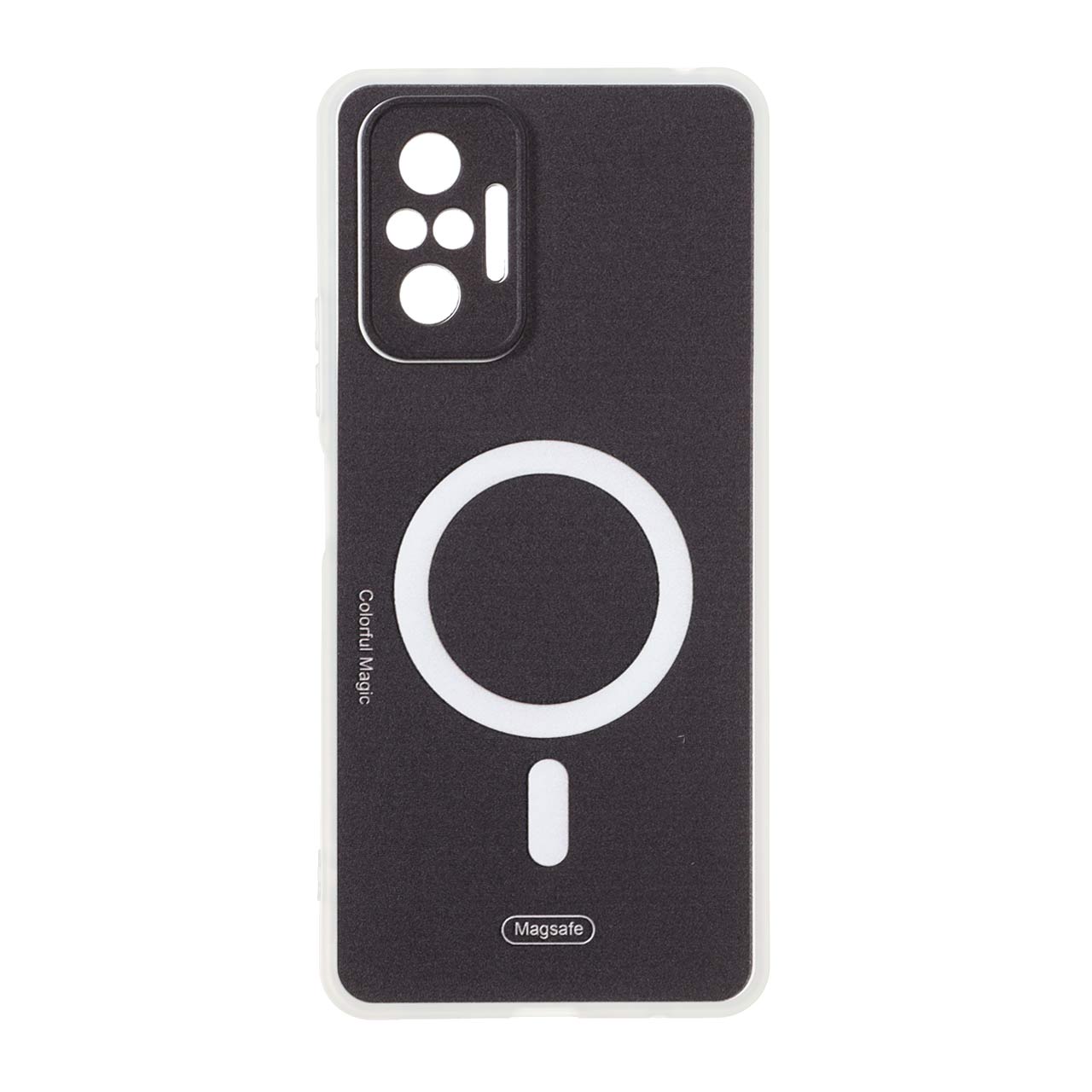 قاب Colorful Magic طرح مگ سیف محافظ لنزدار Xiaomi Redmi Note 10 Pro 4G / Redmi Note 10 Pro Max - مشکی