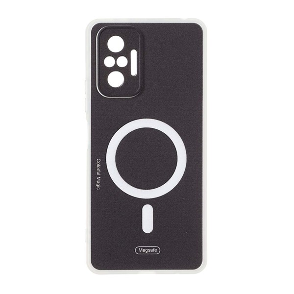قاب Colorful Magic طرح مگ سیف محافظ لنزدار Xiaomi Redmi Note 10 Pro 4G / Redmi Note 10 Pro Max - مشکی