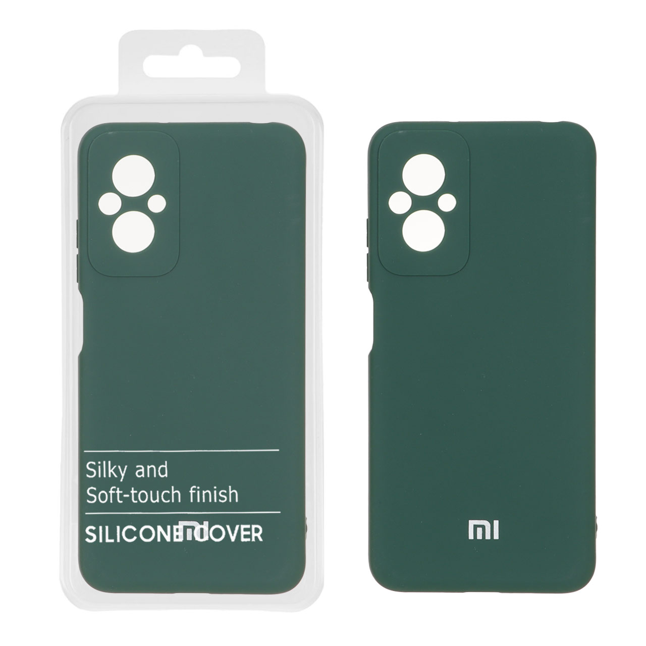 قاب نیو سیلیکون محافظ لنزدار RFF مدل Xiaomi Poco M5 - سبز (پک دار)