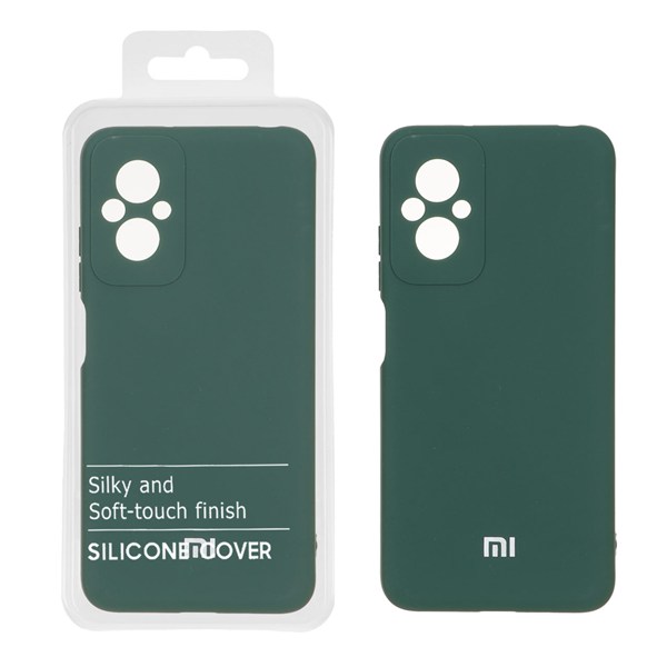 قاب نیو سیلیکون محافظ لنزدار RFF مدل Xiaomi Poco M5 - سبز (پک دار)