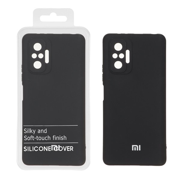 قاب نیو سیلیکون محافظ لنزدار RFF مدل Xiaomi Redmi Note 10 Pro 4G / Redmi Note 10 Pro Max - مشکی (پک دار)