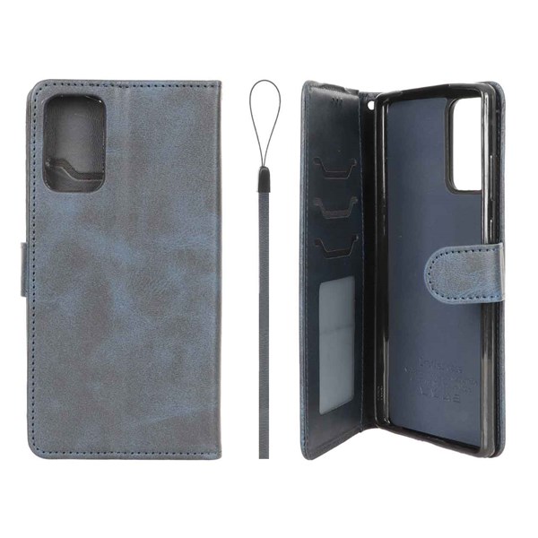 کیف موبایل مگنتی درجه یک داخل خز MNC Plus مدل Samsung Galaxy Note20 - سرمه ای