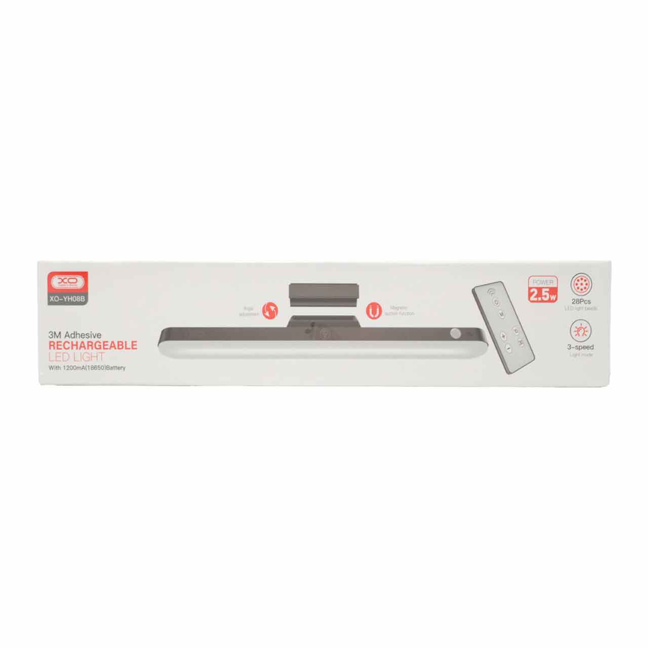 لامپ  LED شارژی XO مدل XO-YH08B-مشکی (دارای ریموت کنترل)
