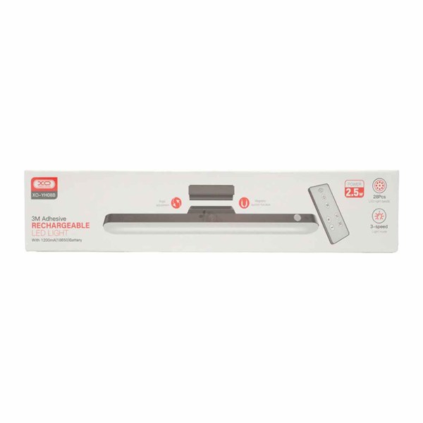 لامپ  LED شارژی XO مدل XO-YH08B-مشکی (دارای ریموت کنترل)