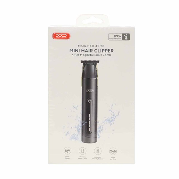 ماشین اصلاح موی سر و صورت شارژی ضدآب XO مدل XO-CF20 - مشکی