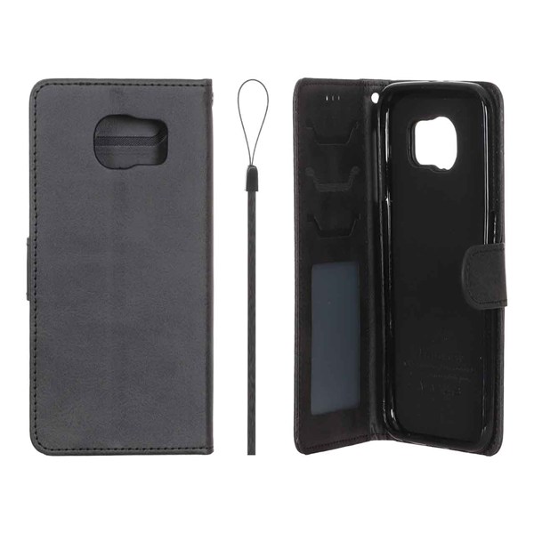 کیف موبایل مگنتی درجه یک داخل خز MNC Plus مدل Samsung Galaxy S6 - مشکی