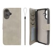 کیف موبایل مگنتی درجه یک داخل خز MNC Plus مدل Apple iPhone 16 - خاکستری