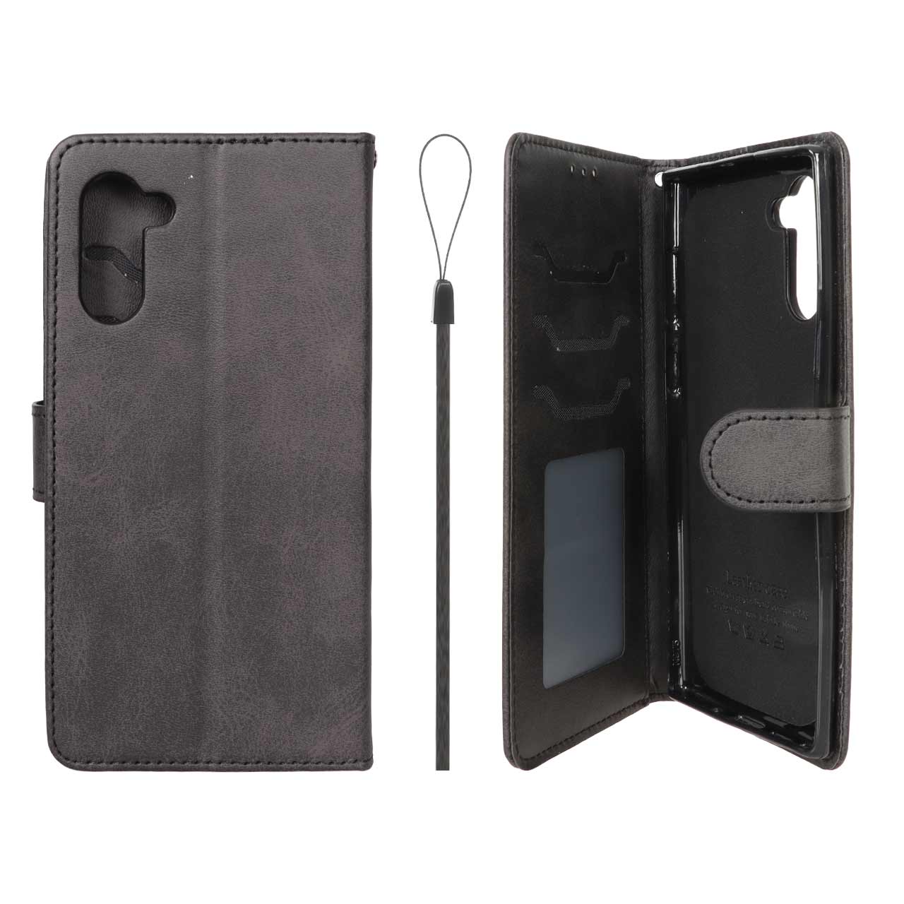 کیف موبایل مگنتی درجه یک داخل خز MNC Plus مدل Samsung Galaxy Note 10 - مشکی