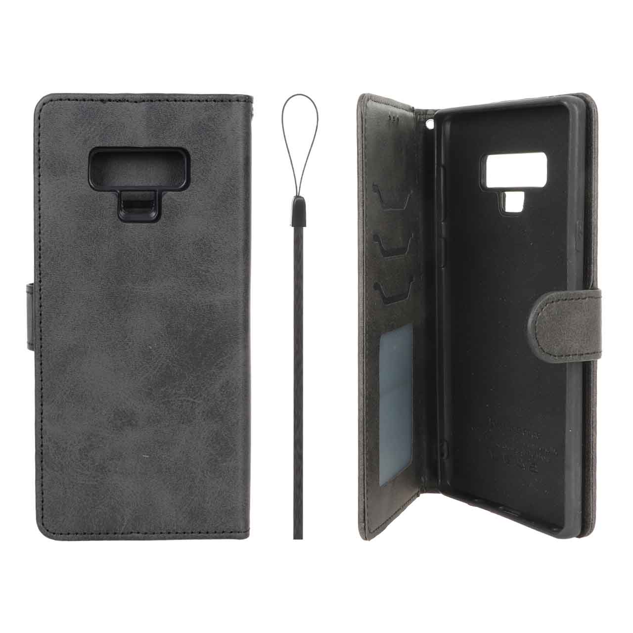 کیف موبایل مگنتی درجه یک داخل خز MNC Plus مدل Samsung Galaxy Note 9 - مشکی