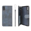 کیف موبایل مگنتی درجه یک داخل خز MNC Plus مدل Apple iPhone X / iPhone XS - سرمه ای