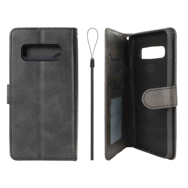 کیف موبایل مگنتی درجه یک داخل خز MNC Plus مدل Samsung Galaxy S10 Plus - مشکی