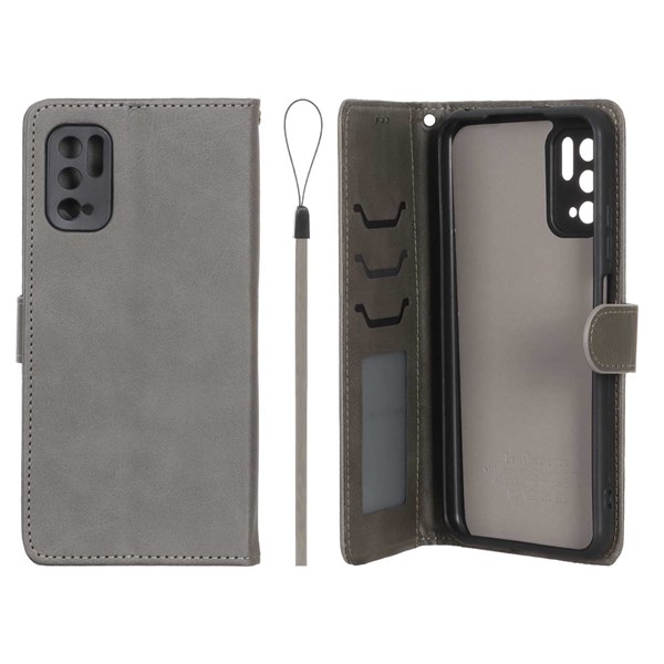 کیف موبایل مگنتی درجه یک داخل خز MNC Plus مدل Xiaomi Poco M3 Pro / Redmi Note 10 5G / Redmi Note 11 SE - خاکستری