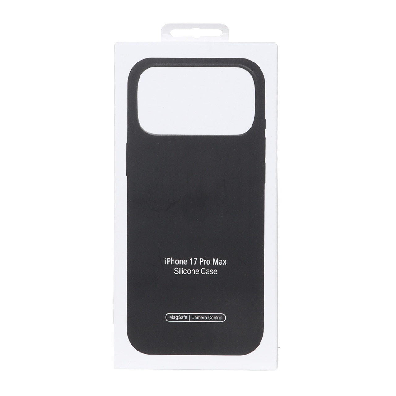قاب اورجینال درجه یک Silicone Case پاک کنی Magsafe آی سی دار Apple iPhone 17 Pro Max - مشکی (پک دار)